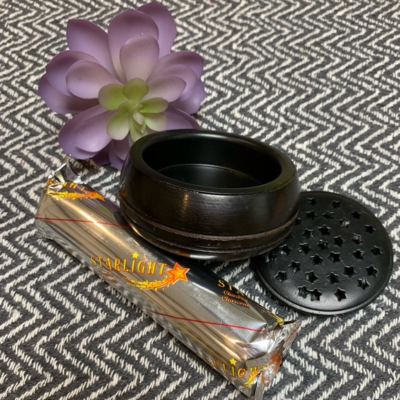 🪶Frankincense & Myrrh Charcoal Incense Burner Kit💨 - Picture 2 of 6
